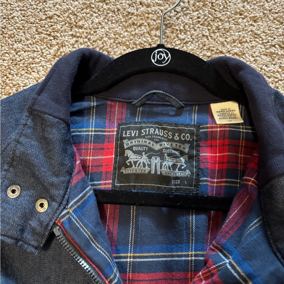 Levi's Dark Blue Lightweight Jacket - Picture 2 of 3